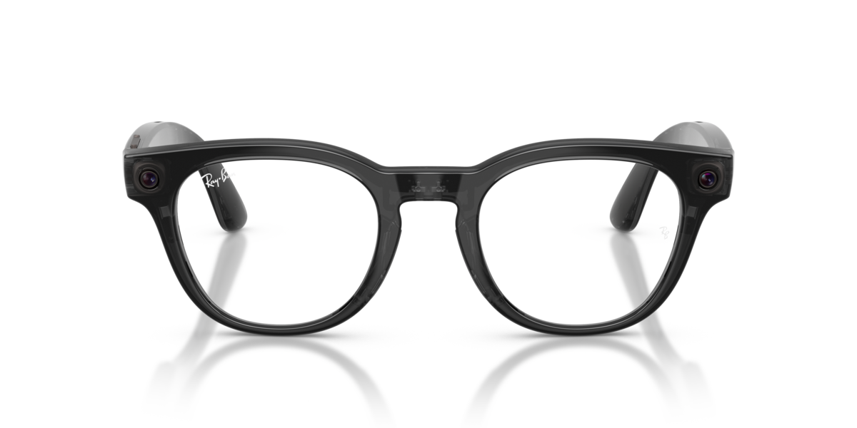 Ray-Ban Meta RW7002 Shiny Transparent Black/Demo Lens