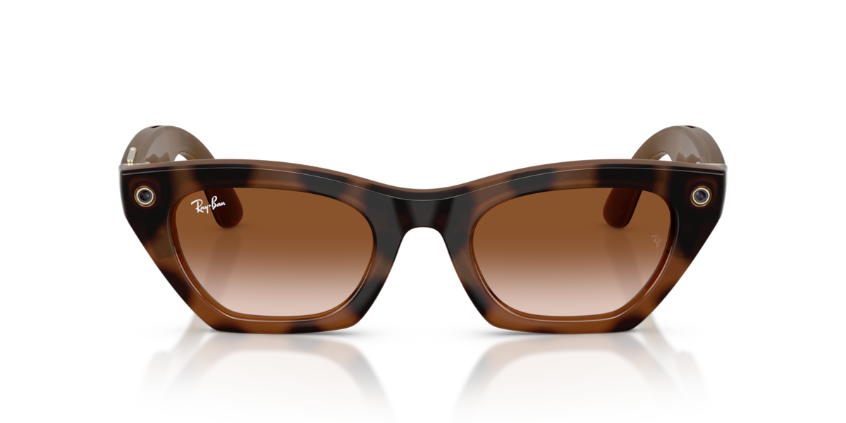 Ray-Ban Meta RW4015 Polished Havana/Gradient Brown