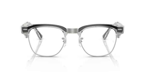Ray-Ban Meta RW7004V Polished Transparent Iron Grey/Demo Lens