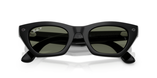 Ray-Ban Meta RW4015 Shiny Black/Green Polarized
