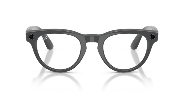 Ray-Ban Meta RW4013 Shiny Asteroid Grey/Clear to Emerald Transitions