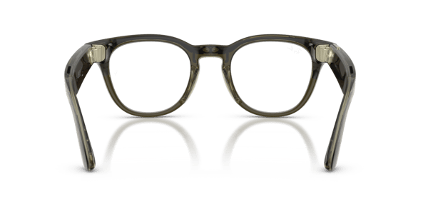 Ray-Ban Meta RW7002 Shiny Transparent Dark Olive/Demo Lens