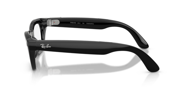 Ray-Ban Meta RW4015 Shiny Black/Clear Blue-Violet Light Filter