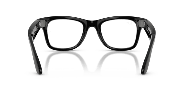 Ray-Ban Meta RW4012 Shiny Black/Clear to Graphite Green Transitions