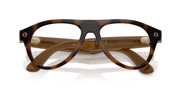 Ray-Ban Meta RW4016 Polished Havana/Clear to Brown Transitions