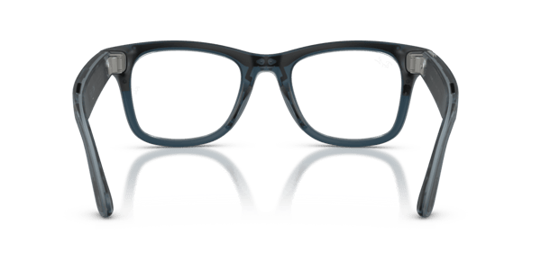 Ray-Ban Meta RW4011V Matte Transparent Ocean Blue/Demo Lens
