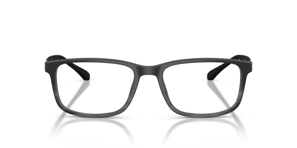Emporio Armani EA3098 Matte Black & Striped Grey