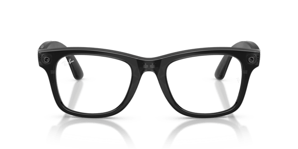 Ray-Ban Meta RW4011V Polished Transparent Black/Demo Lens
