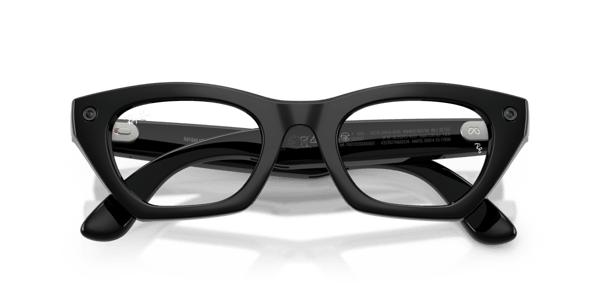 Ray-Ban Meta RW4015 Shiny Black/Clear to Green Transitions