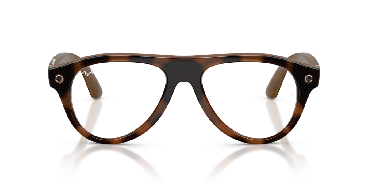 Ray-Ban Meta RW4016 Polished Havana/Clear to Brown Transitions