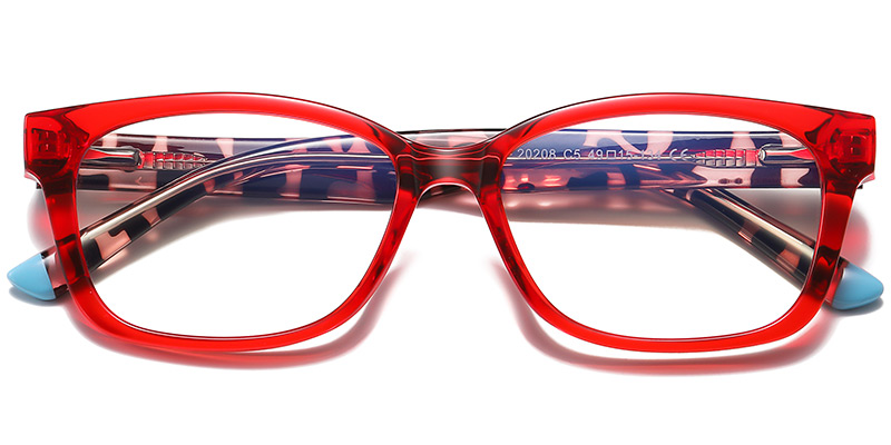 Red Kid's Eyeglasses