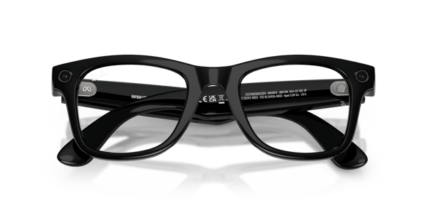 Ray-Ban Meta RW4012 Shiny Black/Clear to Graphite Green Transitions