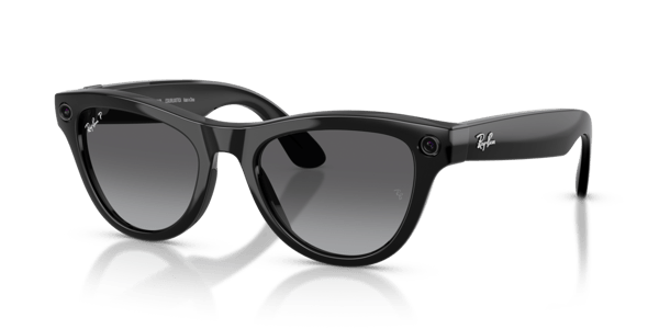 Ray-Ban Meta RW4014 Shiny Black/Polarized Gradient Graphite