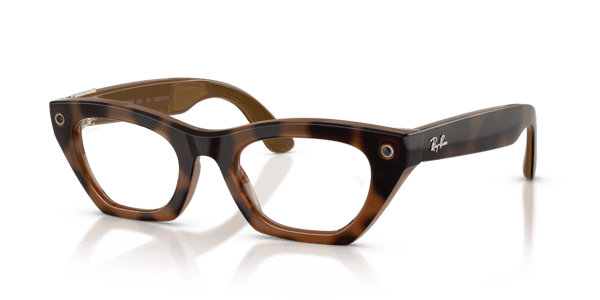 Ray-Ban Meta RW4015V Polished Havana/Demo Lens