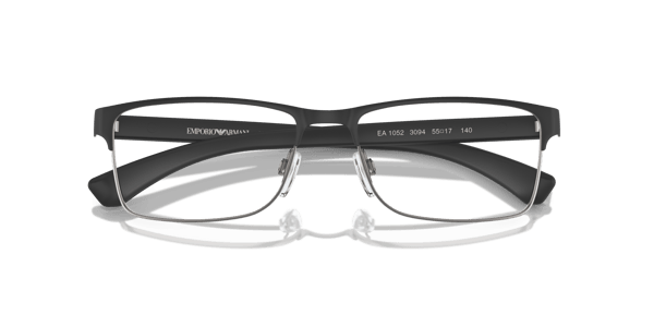 Emporio Armani EA1052 Rubber Black & Gunmetal