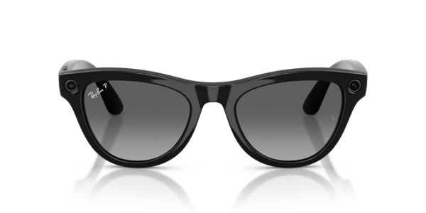 Ray-Ban Meta RW4014 Shiny Black/Polarized Gradient Graphite