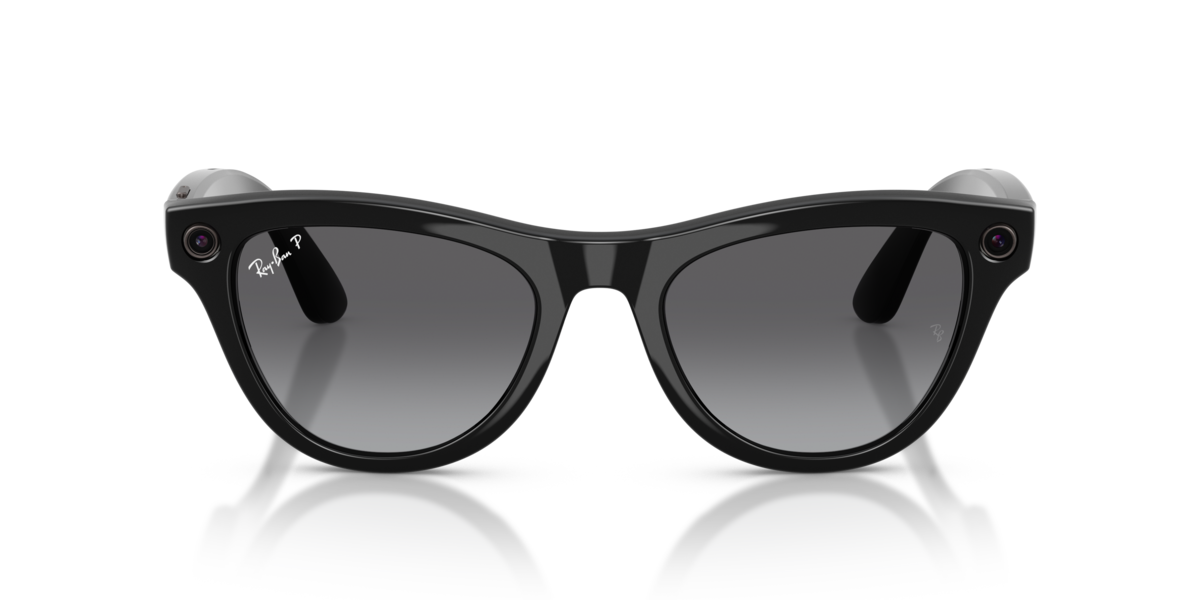 Ray-Ban Meta RW4014 Shiny Black/Polarized Gradient Graphite