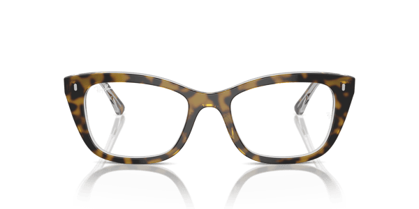 Ray-Ban RX5433 Havana On Transparent