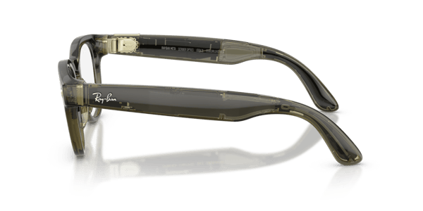 Ray-Ban Meta RW7002 Shiny Transparent Dark Olive/Demo Lens
