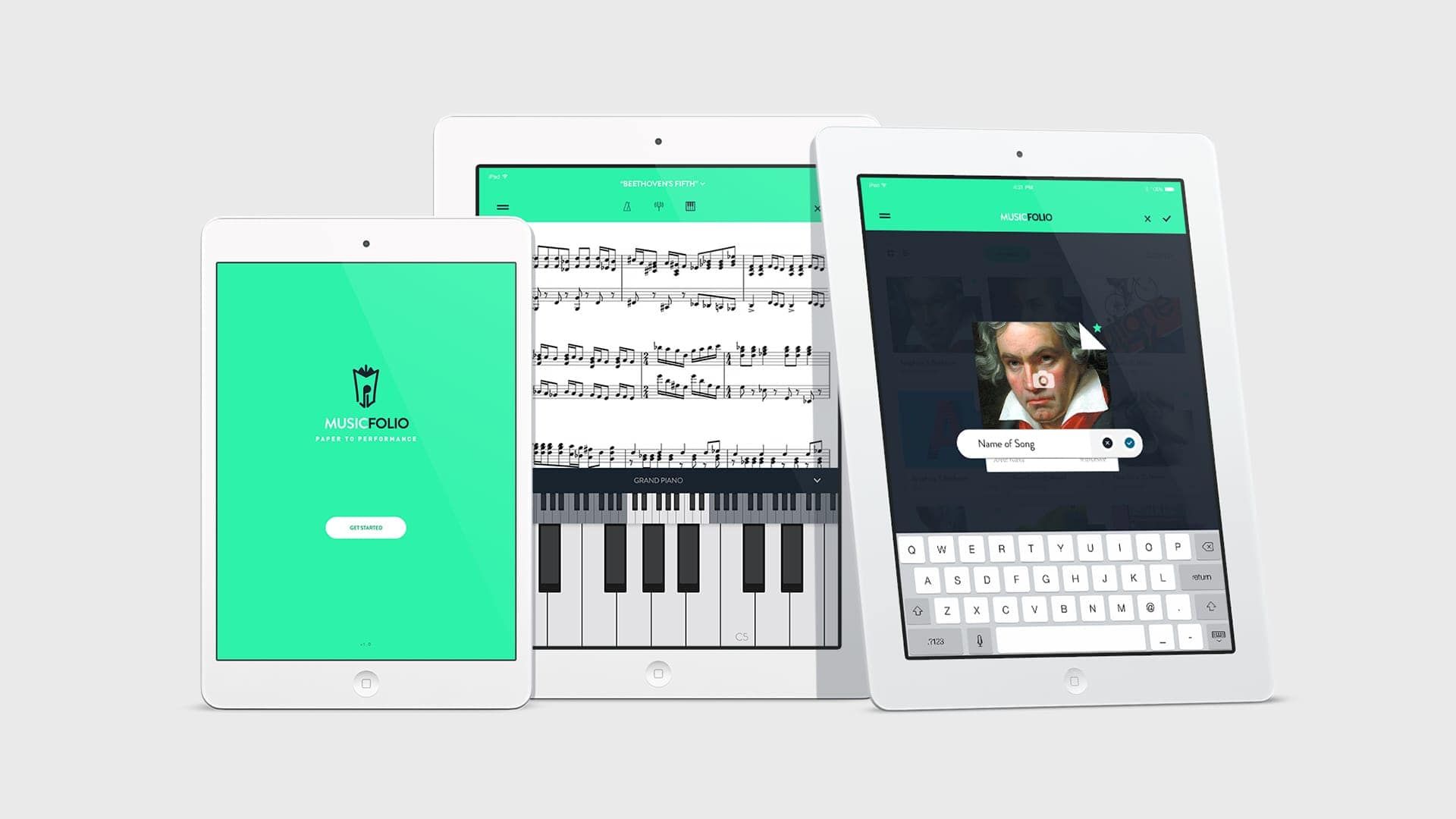 MusicFolio-app-design