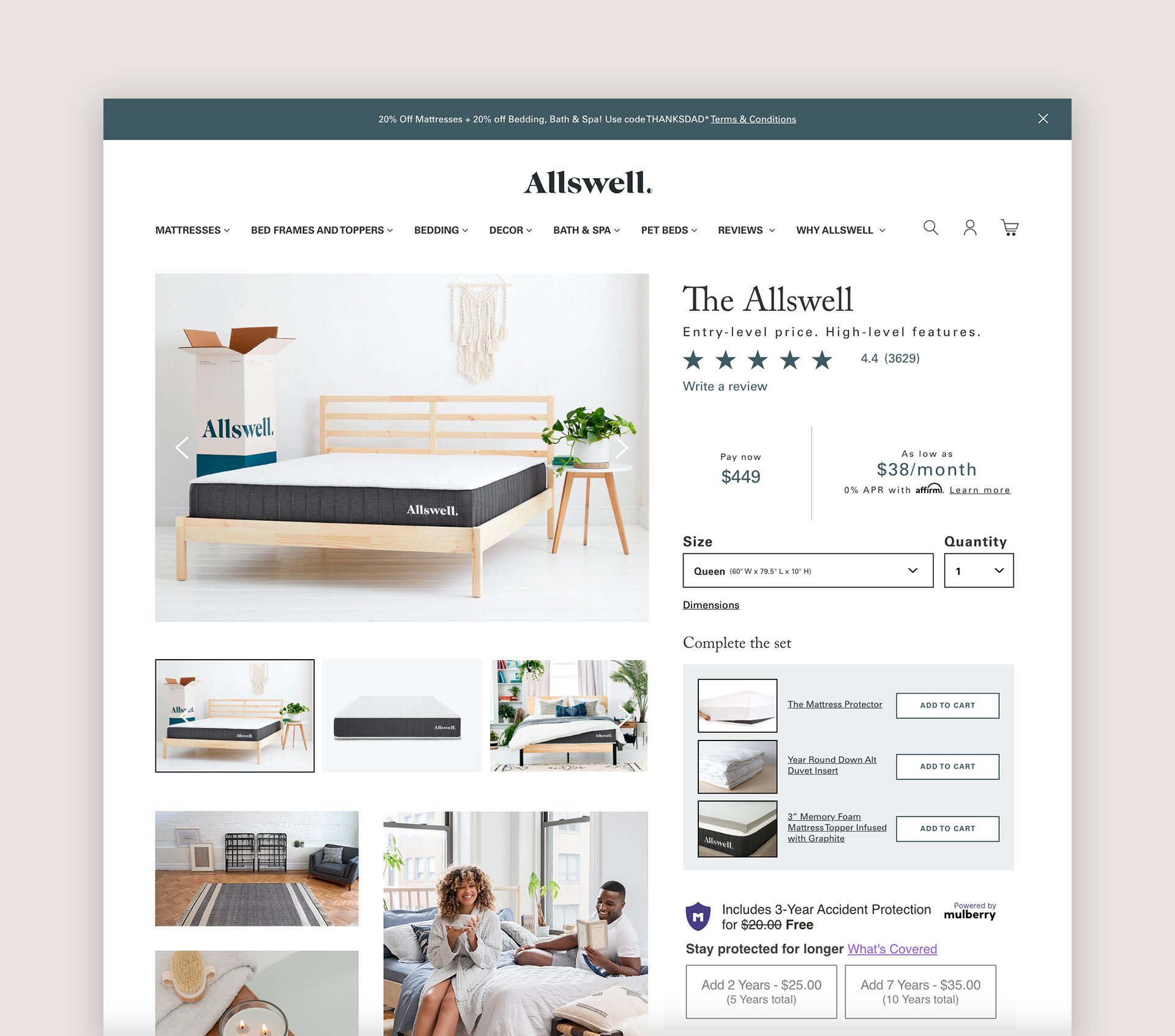 Allswell Product Page Crafted 2