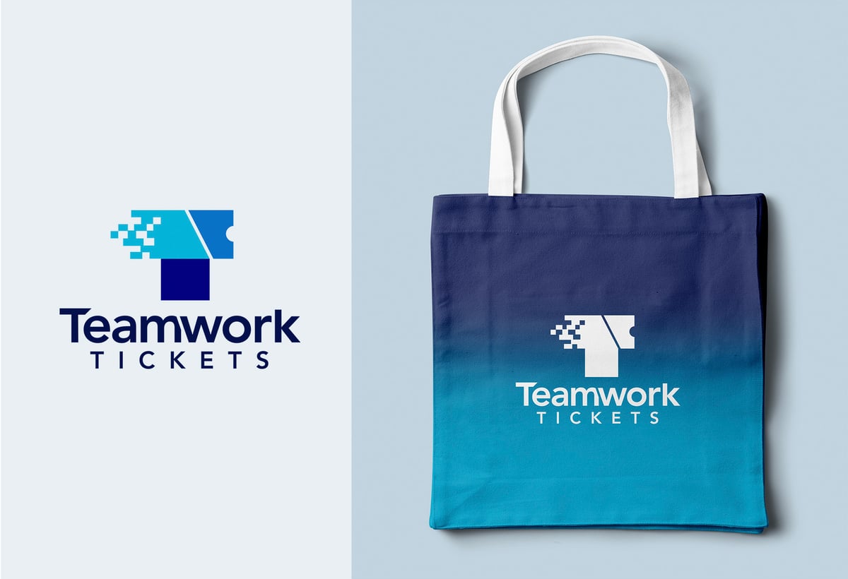 Crafted Teamwork Tickets Branding Bag