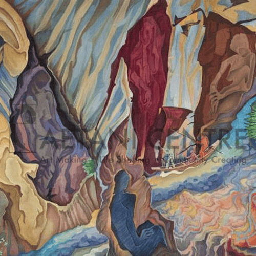 Departure fron the Canyon of the Dark Sisters right - Recapitulation