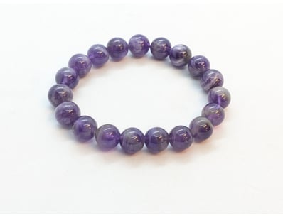 143.35CT NATURAL AMETHYST BRACELET

Condition: Goo...