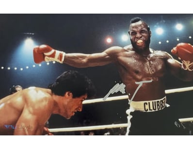 ROCKY'S MR.T SIGNED PHOTO 

Mr T. Personally Signe...