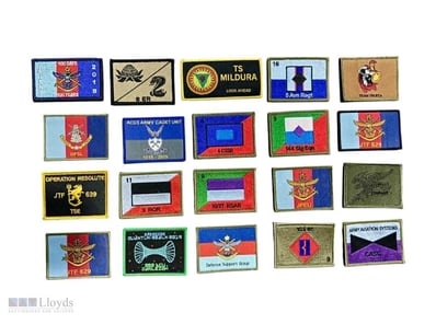 20 X ADF PATCH GROUP - ARMY/NAVY/AIR FORCE

Velc...