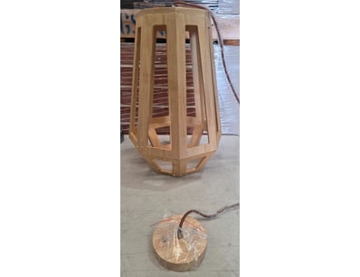 RRP $450.30 Lighting solutions fiorentino wooden P...