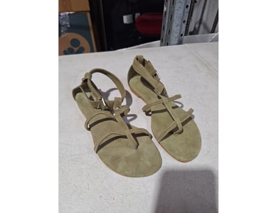 Tony Bianco Sandals, Size 38, Gren Finish

