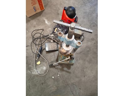 Industrial dental lab equipment setup comprising a...