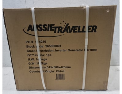 Aussie Traveller Inverter Generator MC1000 - Brand...