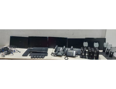 Office Equipment Lot, includes monitors,keyboards ...
