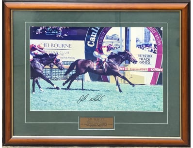 DANNY NIKOLIC SIGNED 'MUMMIFY' FRAMED PHOTO

Ite...