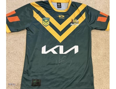 BRAD FITTLER SIGNED AUSTRALIAN JERSEY

A Australia...