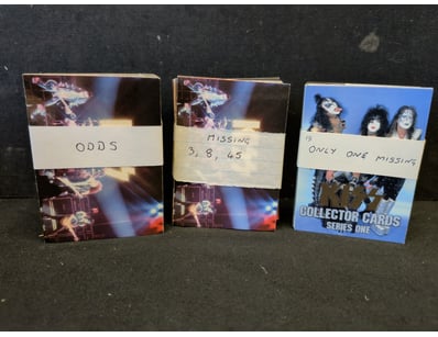 ASSORTED KISS COLLECTORS TRADING CARDS

Conditio...