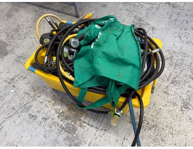 Professional scuba diving equipment package featur...