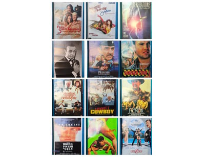 COLLECTION OF MOVIE POSTERS, INCLUDING DANGER ZONE...