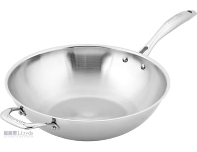 RRP $219 Scanpan STS Stainless Steel Wok Pan 32cm ...