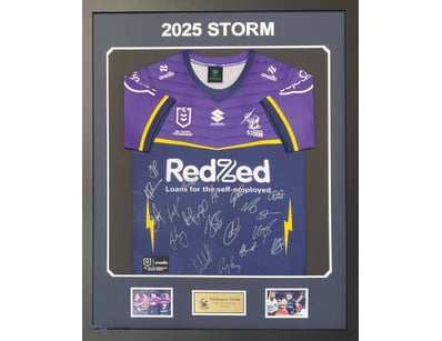 2025 MELBOURNE STORM PERSONALLY SIGNED JERSEY     ...