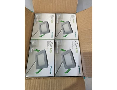 RRP $435.60 BULK LOT - QTY x12 Martec Flush LED Br...