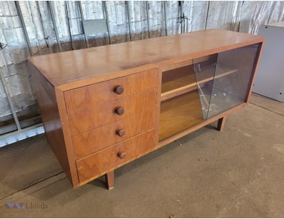 Wooden Television Cabinet - Brown. Used Condition.