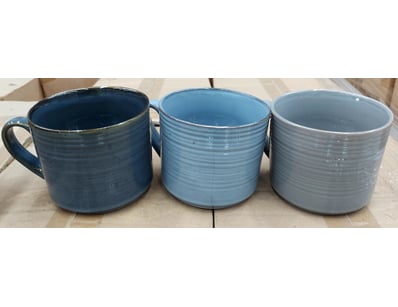 BOX LOT-QTY x 18  Nova Webb ceramic soup mug set c...