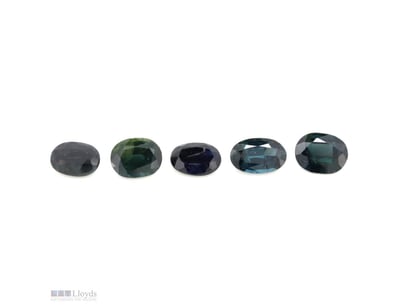 5.33CT TSW X 5, NATURAL CORUNDUM SAPPHIRES     

O...
