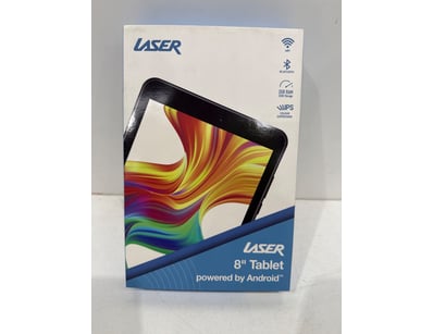 Laser 8" Android Tablet in original packaging. Fea...