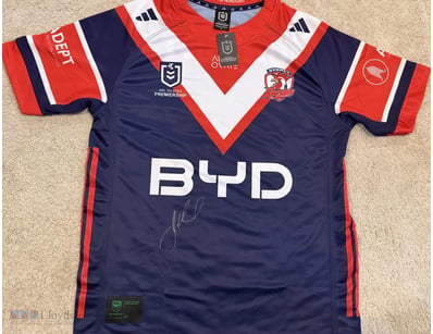 JAMES TEDESCO SIGNED ROOSTERS JERSEY 

A Roosters ...