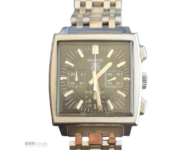 TAG HEUER MONACO CHRONOGRAPH 38MM STAINLESS STEEL ...