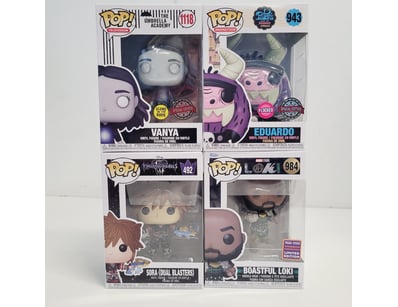 FUNKO POP VINYL FIGURE COLLECTION - FOUR BOXED FIG...
